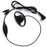 HYT D-ear set with in-line PTT & microphone