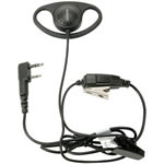 Kenwood D-Ring Ear Hanger w/PTT & Mic